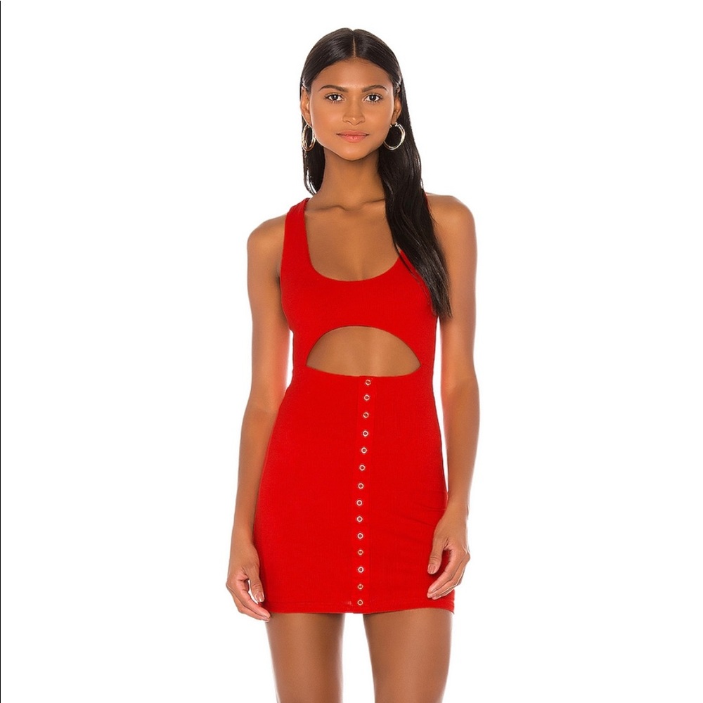 Superdown Liza Snap Dress